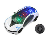 Giocattolo elettrico supercar 3D con luci e musica