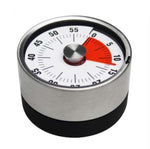 Timer da cucina Conto alla rovescia con timer magnetico in acciaio inossidabile, 8cm Red, 6cm Black