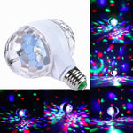 E27 6W LED a doppia testa lampadina colorata rotante lampada di proiezione laser con luce scenica a sfera magica E27