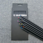 Set di artisti di disegno di schizzo di matita colorata a carboncino, Drawing Artist Set