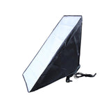 Kit Softbox per studio fotografico (portalampada a quattro prese + Softbox per illuminazione flash 50 X 70 cm + supporto luce da 2 m)