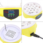 Incubatrice elettronica YZ9-7 per 7 uova con controllo PID