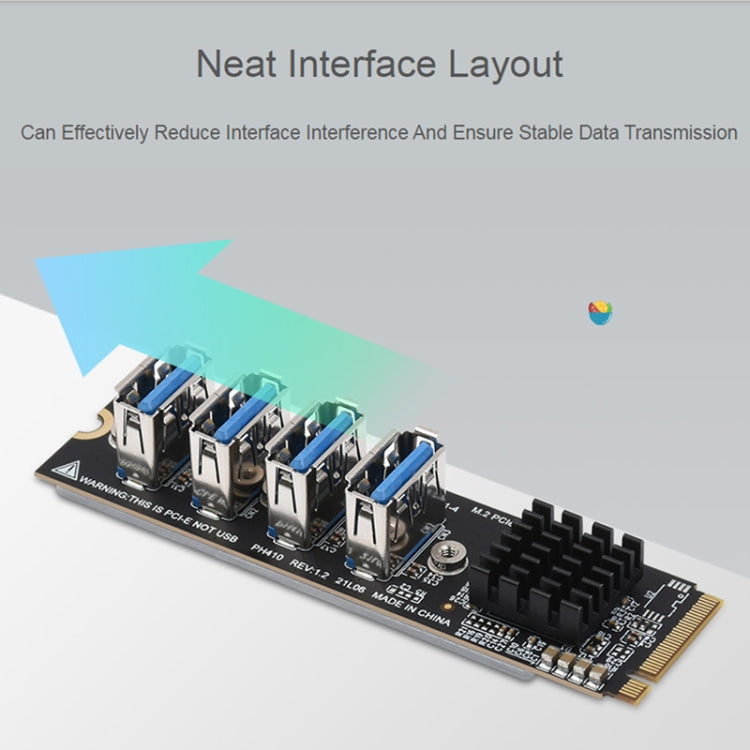 Espansione Waveshare da PCIe X1 a PCIe X16, da utilizzare con l'espansore da M.2 a PCIe a 4 canali, 24003, PCIe X1 to PCIe X16 Expander