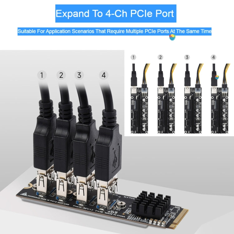 Espansione Waveshare da PCIe X1 a PCIe X16, da utilizzare con l'espansore da M.2 a PCIe a 4 canali, 24003, PCIe X1 to PCIe X16 Expander