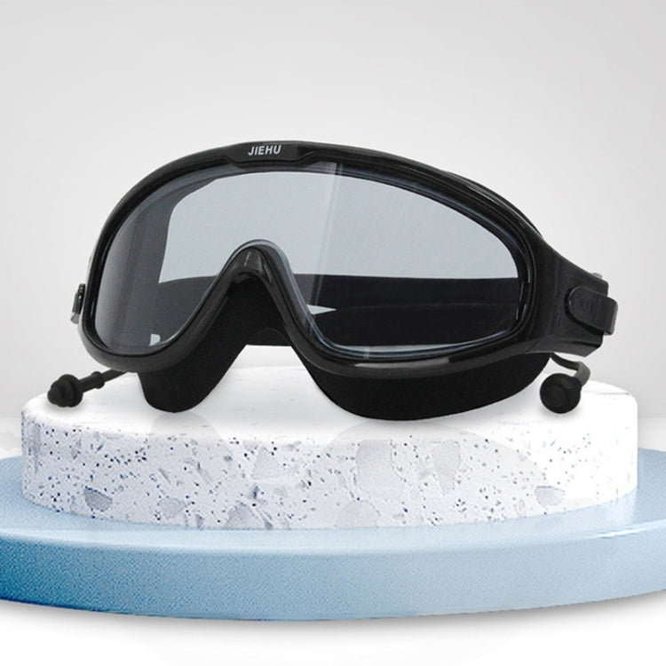 JIEHU JH8208DMJS Occhialini da nuoto per protezione degli occhi ad alta definizione impermeabili e antiappannamento con montatura grande, JH8208DMJS(Smoke Green White), JH8208DMJS(Smoke Black), JH8208DMJS(Transparent White), JH8208DMJS(Transparent Pink...