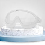 JIEHU JH8208DMJS Occhialini da nuoto per protezione degli occhi ad alta definizione impermeabili e antiappannamento con montatura grande, JH8208DMJS(Smoke Green White), JH8208DMJS(Smoke Black), JH8208DMJS(Transparent White), JH8208DMJS(Transparent Pink...