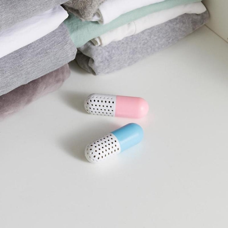 Deodorante per scarpe multifunzionale creativo a forma di capsula, essiccante a prova di umidità e muffa
