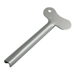 3 pezzi in acciaio inossidabile spremitura dentifricio dispositivo chiave per capelli seccatoio strumento di tintura spremiagrumi semicircolare in metallo, Hair Key Squeezer
