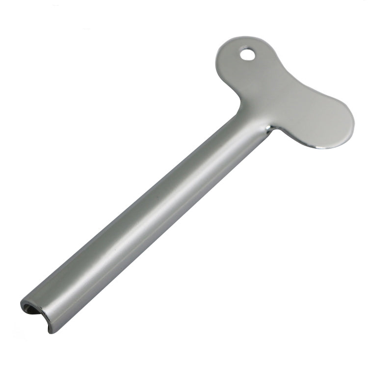 3 pezzi in acciaio inossidabile spremitura dentifricio dispositivo chiave per capelli seccatoio strumento di tintura spremiagrumi semicircolare in metallo, Hair Key Squeezer