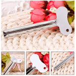 3 pezzi in acciaio inossidabile spremitura dentifricio dispositivo chiave per capelli seccatoio strumento di tintura spremiagrumi semicircolare in metallo, Hair Key Squeezer