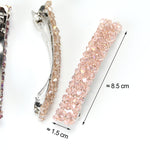 Accessori per capelli elastici per capelli con strass di cristallo copricapo per ragazze alla moda
