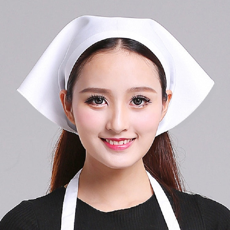 Cameriere Uomo e Donna Cucina Lavoro Turbante Cappello Triangolo Sciarpa Cappello da cuoco, Adjustable