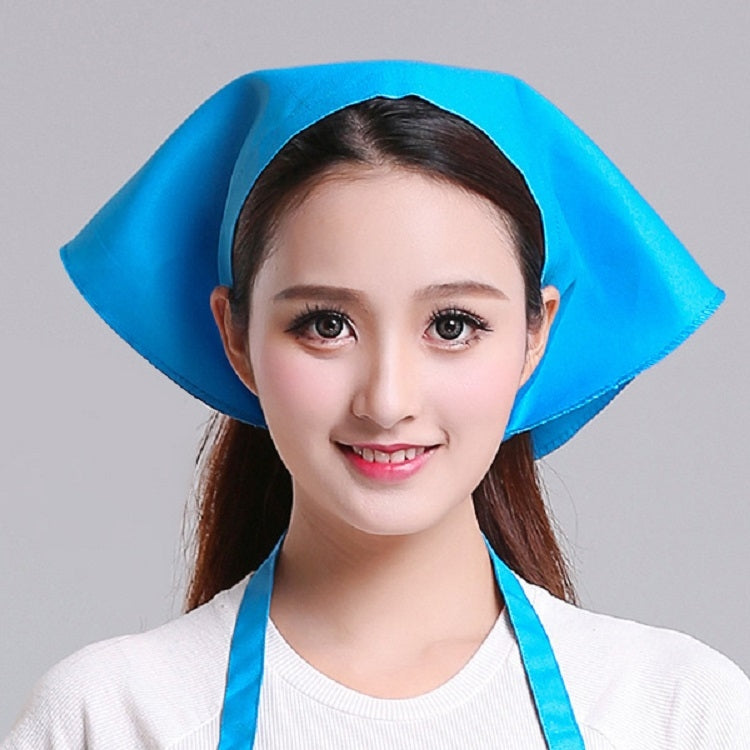 Cameriere Uomo e Donna Cucina Lavoro Turbante Cappello Triangolo Sciarpa Cappello da cuoco, Adjustable