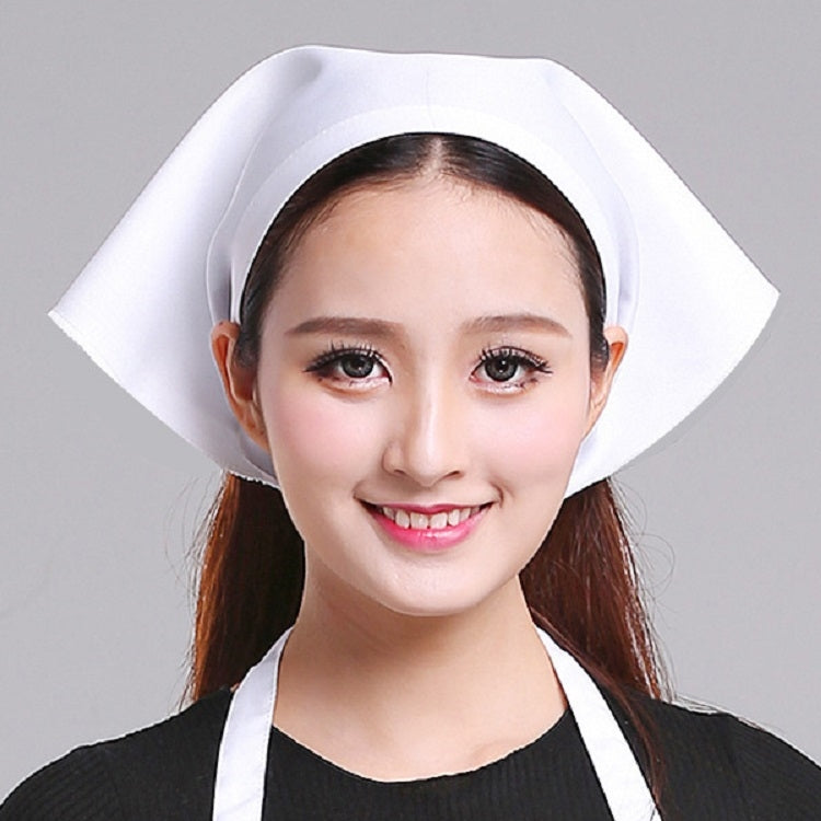Cameriere Uomo e Donna Cucina Lavoro Turbante Cappello Triangolo Sciarpa Cappello da cuoco, Adjustable