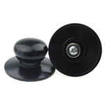 2 pezzi di coperchio universale con manico, cappello, raccordo in acciaio inossidabile, Pot Lid Handle Cap