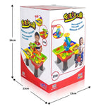 Set di giocattoli da tavolo per spiaggia sabbiosa all'aperto per bambini, Beach Table(Tree and Round Table), Beach Table(Dolphin and Round Table), Beach Table(Tree and Square Table), Beach Table(Dolphin and Square Table)
