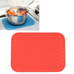 Tappetino isolante in silicone colorato addensato da 2 pezzi Tappetino per telefono impermeabile anti-combustione europeo