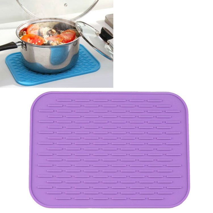 Tappetino isolante in silicone colorato addensato da 2 pezzi Tappetino per telefono impermeabile anti-combustione europeo