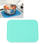 Tappetino isolante in silicone colorato addensato da 2 pezzi Tappetino per telefono impermeabile anti-combustione europeo