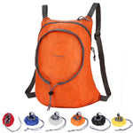 Zaino pieghevole impermeabile in nylon da donna, da uomo, da viaggio, portatile, comodo, leggero, pieghevole