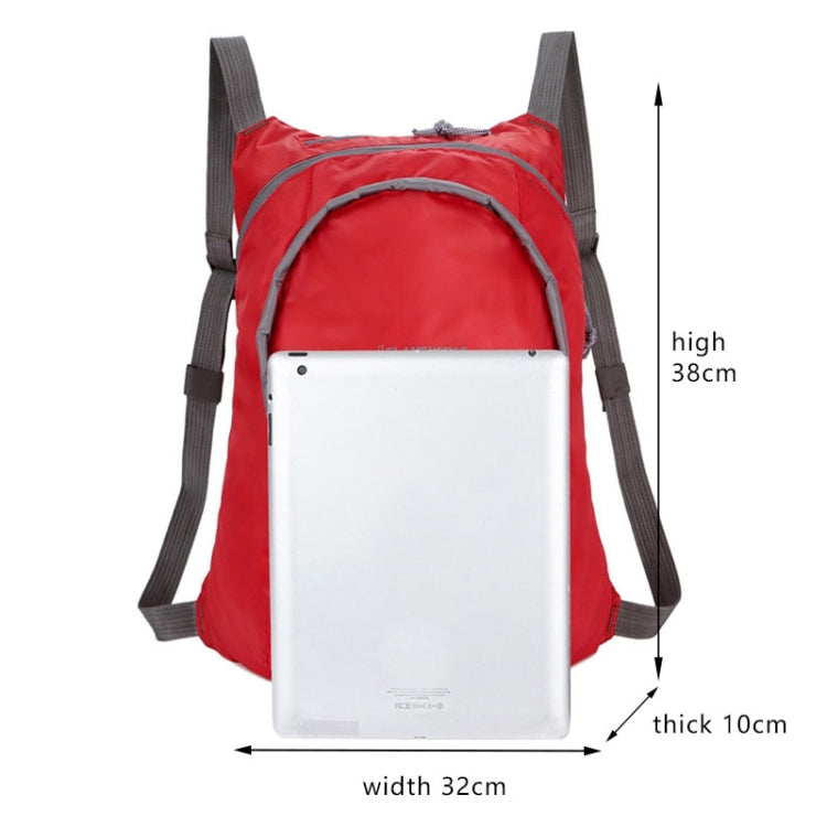 Zaino pieghevole impermeabile in nylon da donna, da uomo, da viaggio, portatile, comodo, leggero, pieghevole