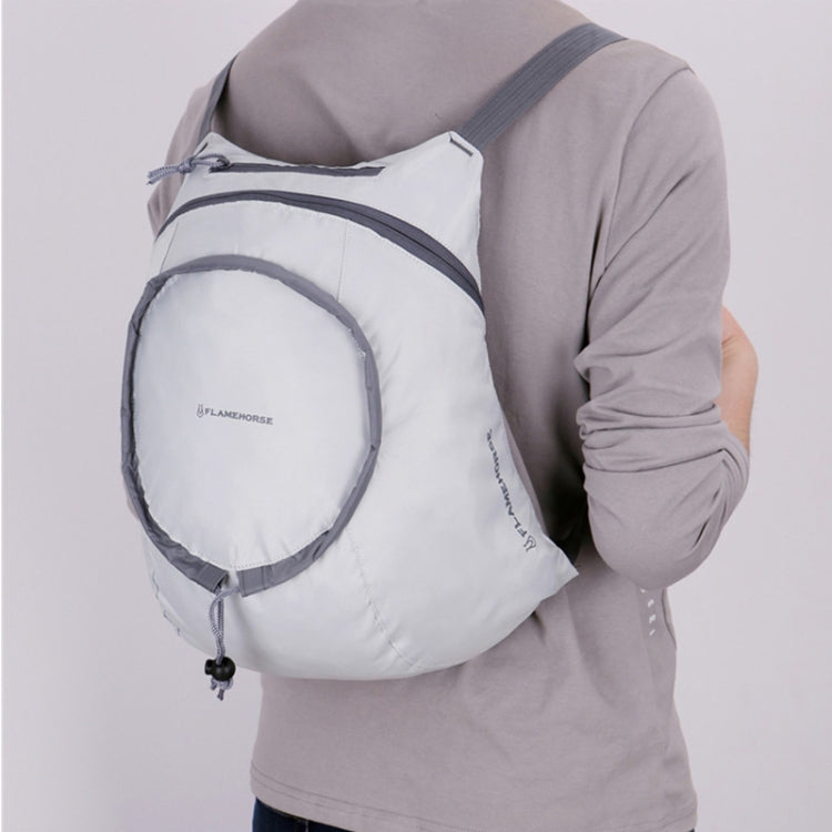 Zaino pieghevole impermeabile in nylon da donna, da uomo, da viaggio, portatile, comodo, leggero, pieghevole