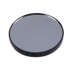 Specchio rotondo con ingrandimento piccolo con specchio per trucco a ventosa Specchio per trucco con ingrandimento da 8,8 cm, Black Ten Times, Black Five Times