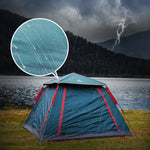 Tenda da campeggio automatica antipioggia per 3-4 persone