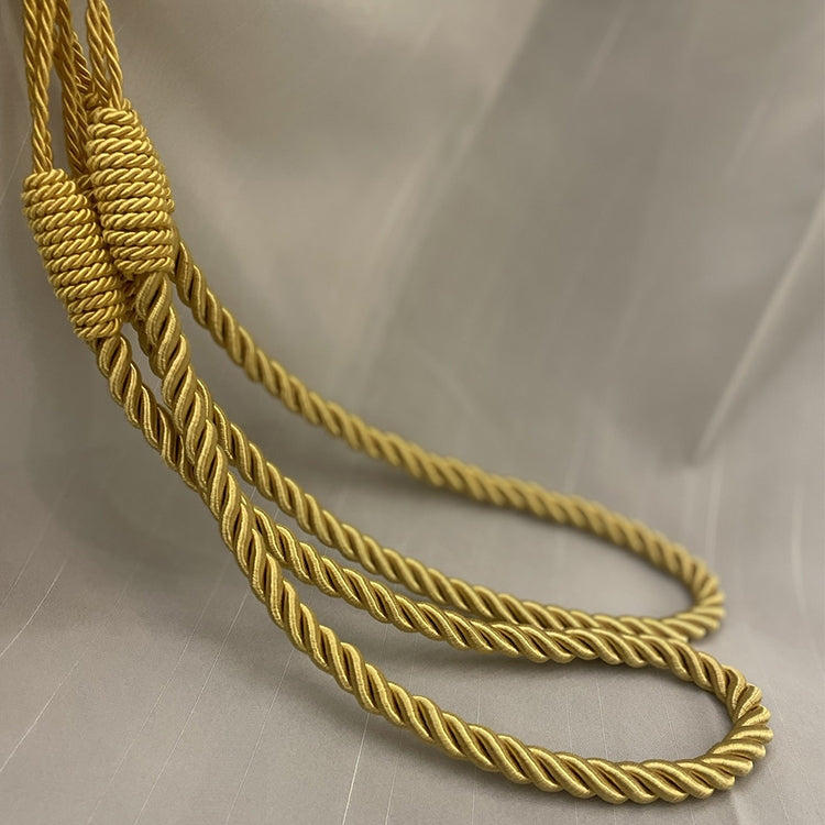 2 paia di cinghie per tende a carica manuale. Corde per tende. Cinghie per nappe per tende