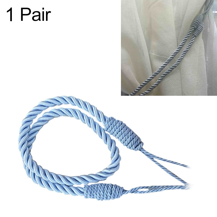 2 paia di cinghie per tende a carica manuale. Corde per tende. Cinghie per nappe per tende