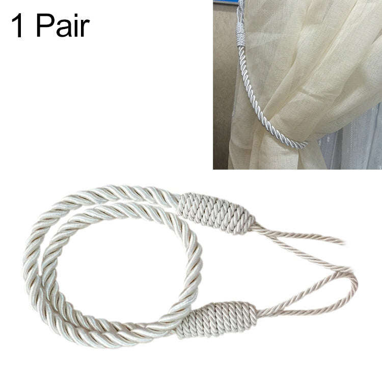 2 paia di cinghie per tende a carica manuale. Corde per tende. Cinghie per nappe per tende