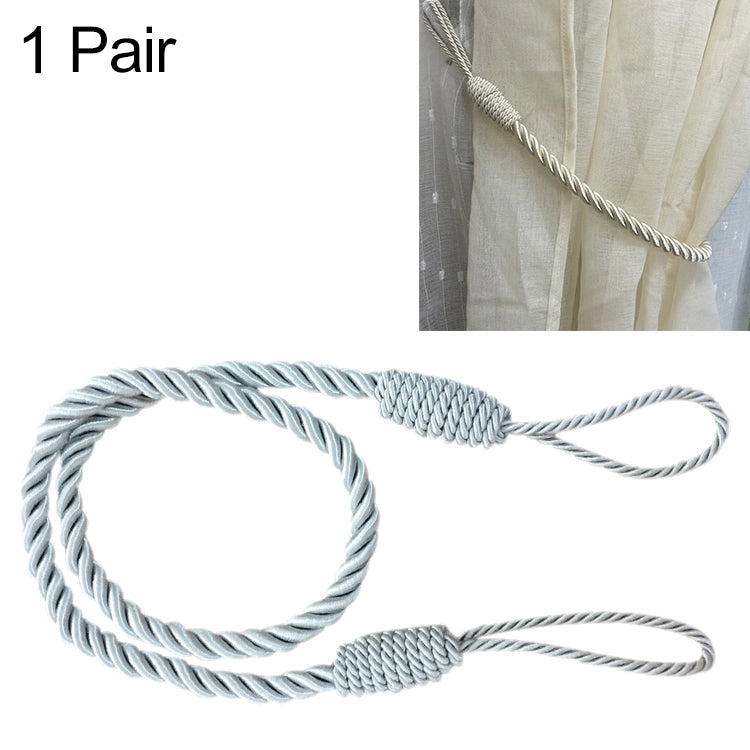 2 paia di cinghie per tende a carica manuale. Corde per tende. Cinghie per nappe per tende
