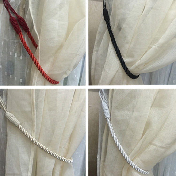2 paia di cinghie per tende a carica manuale. Corde per tende. Cinghie per nappe per tende