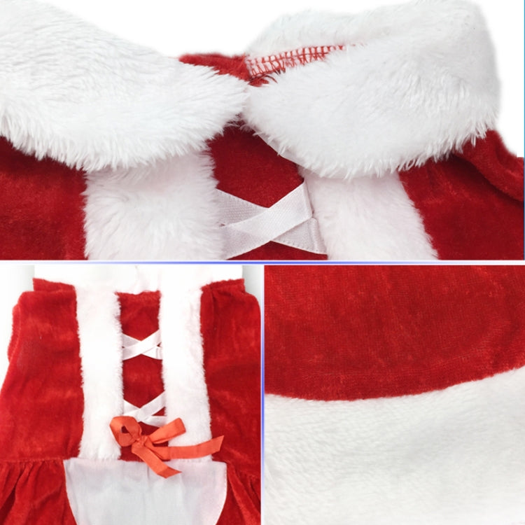 Vestiti natalizi per cani di piccola taglia Costume da Babbo Natale Cappotti invernali per animali domestici, L, M, S, XS, XXS