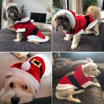Vestiti natalizi per cani di piccola taglia Costume da Babbo Natale Cappotti invernali per animali domestici, L, M, S, XS, XXS