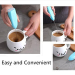 Frullino per le uova da cucina domestico elettrico portatile Mini frullatore per tè al latte e caffè in acciaio inossidabile