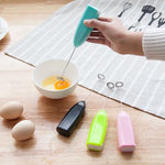 Frullino per le uova da cucina domestico elettrico portatile Mini frullatore per tè al latte e caffè in acciaio inossidabile