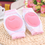 I più piccoli imparano a camminare Ginocchiera antiscivolo Ginocchiera traspirante, 13*9CM (Pink), 13*9CM (Red, 13*9CM (Yellow), 13*9CM (Green ), 13*9CM (Blue)