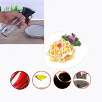 2 PCS 2 in 1 Distributore di Olio di Oliva Bottiglia Pentola Contenitore di Olio Bottiglia di Stoccaggio Bottiglia di Aceto Spruzzatore di Spezie Oliatore Salsa Cucina Strumenti di Cottura, Olive Oil Vinegar Sprayer