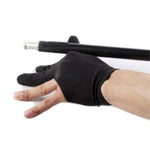10 pz/set Spandex Snooker Stecca da biliardo Guanto da biliardo Mano sinistra aperto Tre dita Accessorio da biliardo