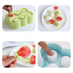 Mini stampo creativo per ghiaccioli fai da te Stampo per gelato in silicone ecologico per cubetti di ghiaccio, Rectangular, Triangle