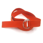 2 pezzi Cinture in tela unisex Cinture a doppio anello con fibbia Cinture in vita Cintura casual solida, 105 x 3.2cm