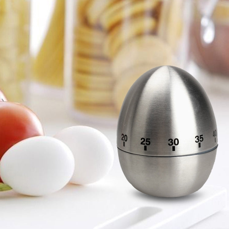 Allarme meccanico per timer da cucina per uova, 60 minuti, utensili da cucina in acciaio inossidabile, Mechanical Egg Timer
