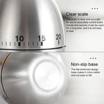 Timer meccanico da cucina a forma di uovo 60 minuti