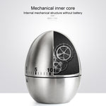 Timer meccanico da cucina a forma di uovo 60 minuti