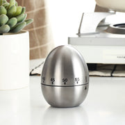 Allarme meccanico per timer da cucina per uova, 60 minuti, utensili da cucina in acciaio inossidabile, Mechanical Egg Timer