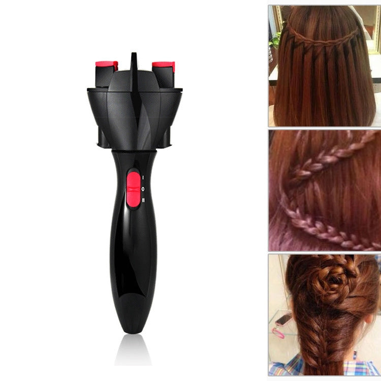 Strumenti per lo styling della treccia per capelli Macchina per trecciare i capelli elettrica a due fili Twist Braid Maker