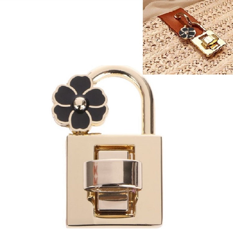 Plum Blossom Twist Lock chiusura per bagagli in lega di zinco