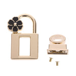 Plum Blossom Twist Lock chiusura per bagagli in lega di zinco