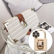 Plum Blossom Twist Lock chiusura per bagagli in lega di zinco